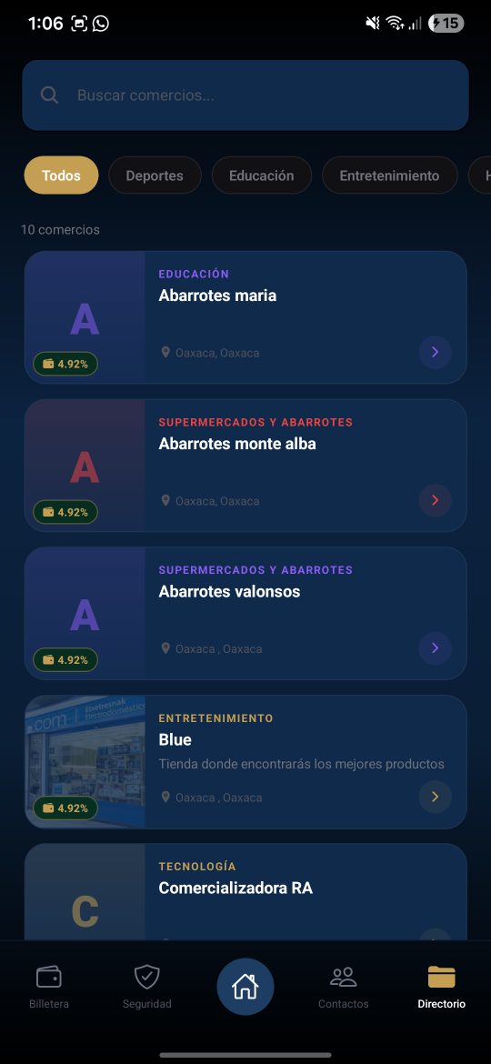 Inicio de la app Goola