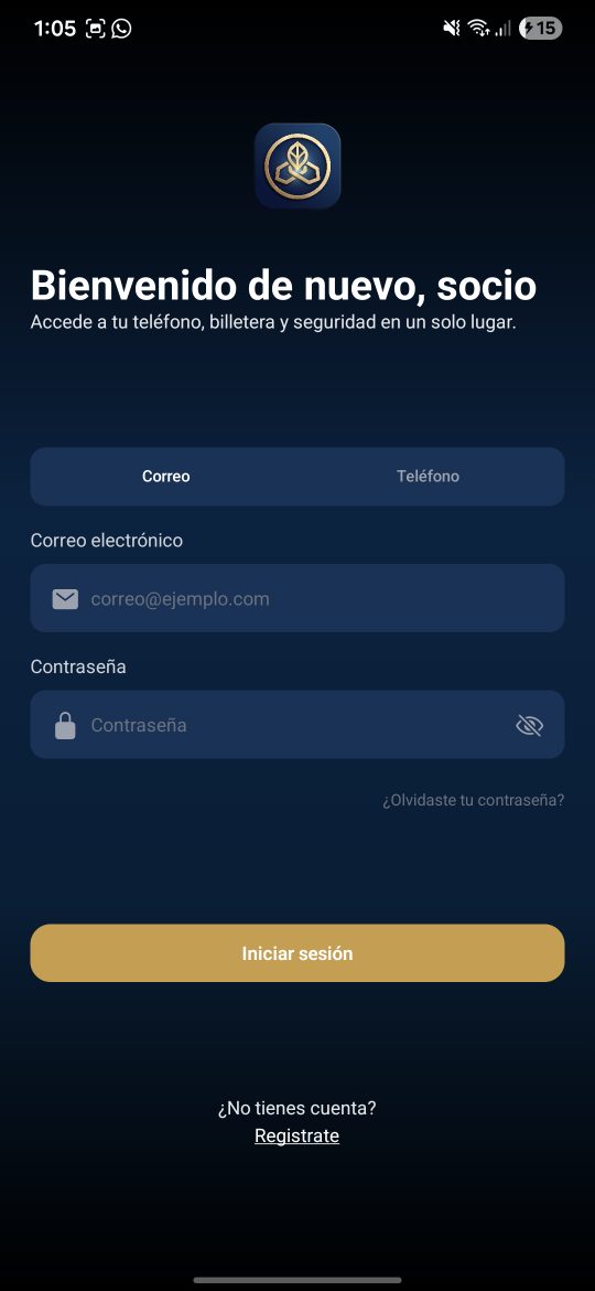 Inicio de sesión